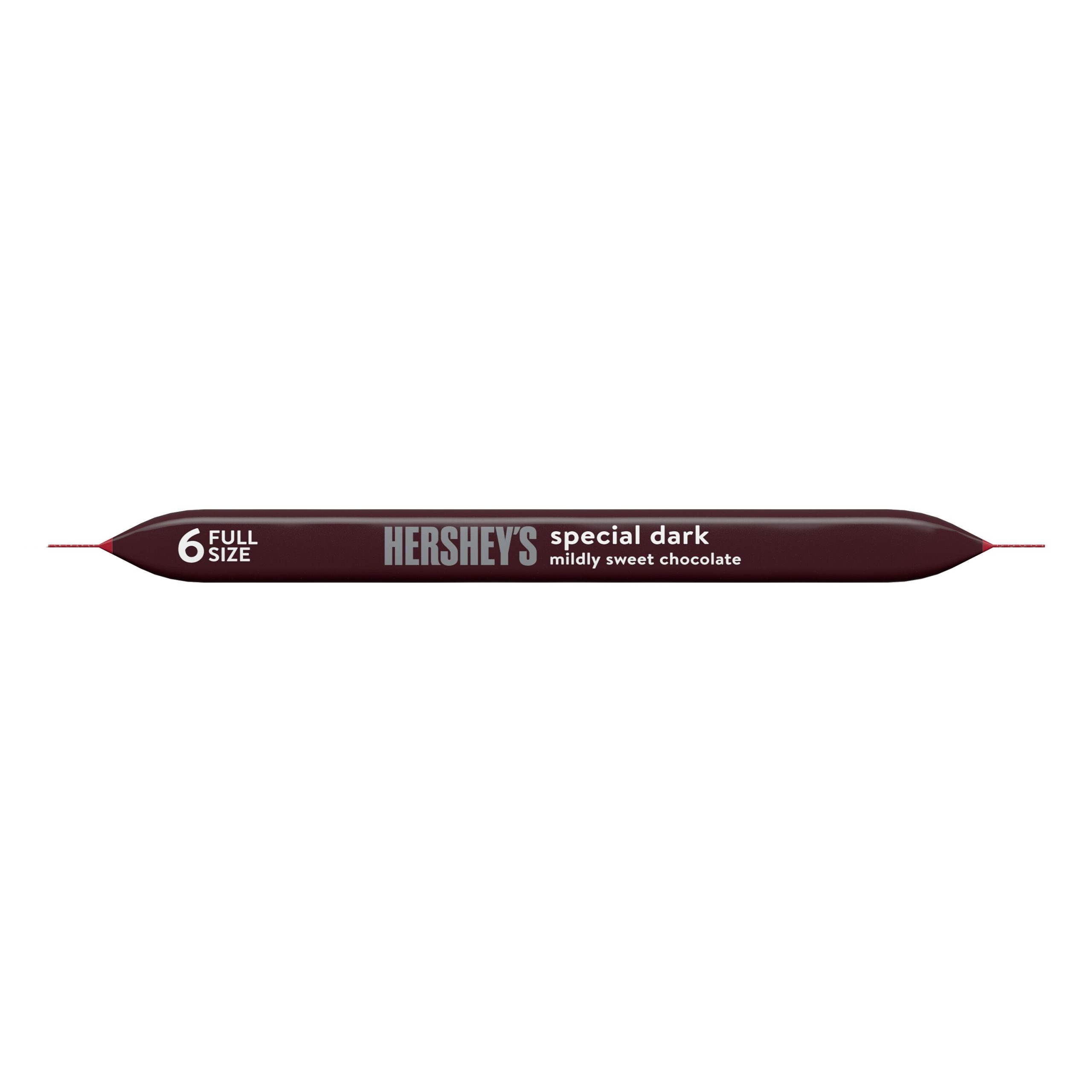 HERSHEY’S SPECIAL DARK Mildly Sweet Chocolate Candy Bars, 1.45 oz (6 Count) - THE HERSHEY COMPANY